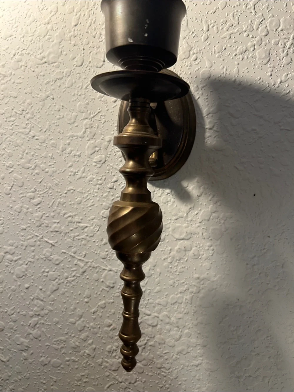 Antique-Style Brass Wall Sconce Pair - Gold Finish Gateco Solid Brass